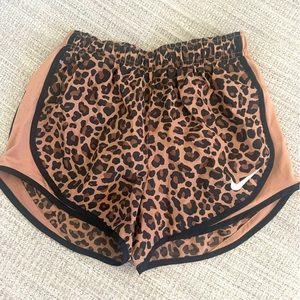 Nike leopard running shorts